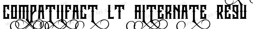 CompatilFact LT Alternate Regular Small Caps字体转换